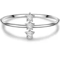 Glanzstücke Anillo plata / transparente