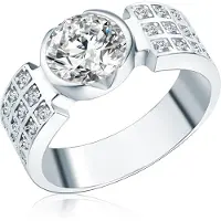 Rafaela Donata Anillo plata / transparente