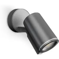 Steinel Spot ONE, Lámpara de pared para exteriores, Negra, Aluminio, Plástico, IP44, Fachada, Clase II