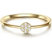 Glanzstücke Anillo oro / transparente