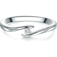 Trilani Anillo plata / transparente