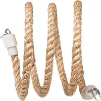 Flamingo Juguete Para Pájaros Twister Sisal