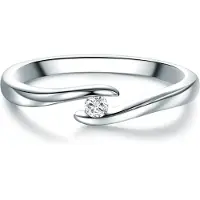 Trilani Anillo plata / transparente