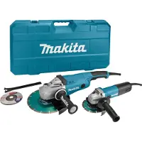 Makita Kit de amoladoras angulares , 230 V, de 125/230 mm, modelo DK0054X1