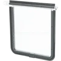 Trixie 4-weg Gatera con Túnel - 2 x Pieza de túnel para 24 x 28 cm - Gris