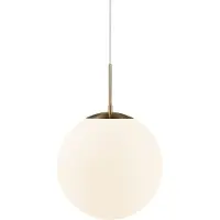 Nordlux Grant 35, diámetro 35 cm, latón, lámpara de techo esférica de una luz