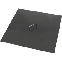 TRIZERATOP Tapa para brasero de 71,5 x 71,5 cm, para brasero o parrilla