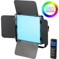 Bresser - BR-S36RGB: Lámpara LED profesional de múltiples colores