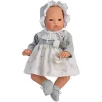 Ginza.se Muñeca Koke Grey And White Dress 36 Cm