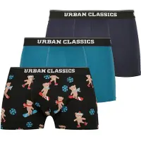 Urban Classics Calzoncillo boxer navy / gris oscuro / verde / mezcla de colores