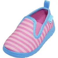 Playshoes Zapatillas de casa 'Ringel' azul claro / rosa / talco