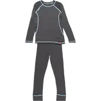 TROLLKIDS - Kid's Merino Baselayer Set - Ropa interior merino size 128, azul