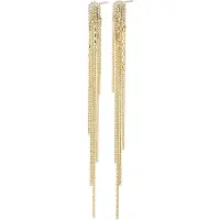 Pilgrim Pendientes 'Serenity' oro / blanco