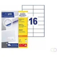 Avery Zweckform 3423 Etiquetas A4 105 x 35 mm — 16 por hoja | Pack 100 hojas