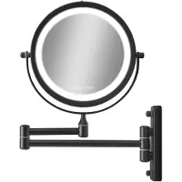 Gillian Jones Espejo De Maquillaje Double-sided Wall Led X10-black