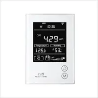 MCO Home Sensor de CO2 blanco con tecnología Z-Wave Plus y monitorización de compuestos orgánicos volátiles (COV) y temperatura