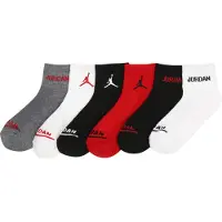 Jordan Calcetines gris / rojo / negro / blanco