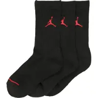 Jordan Calcetines rojo / negro