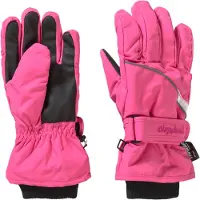 Playshoes Guantes gris / rosa / negro