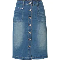 Cream Falda 'CR Lone' azul denim / marrón claro