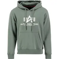 Alpha industries Sudadera verde oscuro / blanco