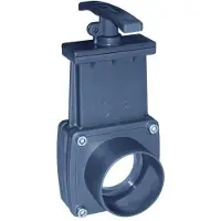 Cepex Válvula De Guillotina De 43577 Ø90x90 Con Extremos Lisos Para Unión Soldada
