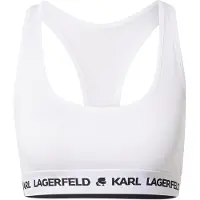 Karl Lagerfeld Logo Bralette White Talla: M | Brasieres Outlet | Mujer | Blanco