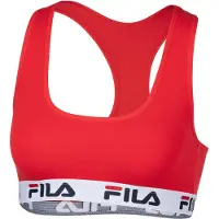 FILA Sujetador deportivo rojo oscuro / negro / blanco