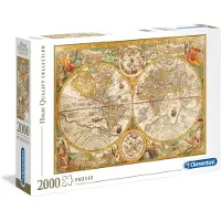Clementoni Rompecabezas De Mapa Antiguo 2000 Piezas
