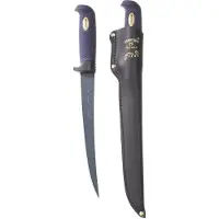Marttiini Martef Filleting Knife 23 846014T Stainless, Blue Rubber, cuchillo fijo