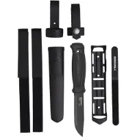 Morakniv Mora Garberg Black Carbon cuchillo de bushcrafting, Multimount