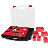 Tayg - Caja de clasificación: 430 x 370 x 55 mm - 25 compartimentos extraíbles - 8,7 litros