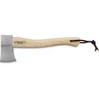 Marttiini Camping Axe 1031030, acero al carbono, madera de fresno, hacha de trekking
