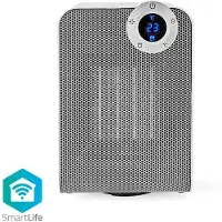 Nedis WIFIFNH20CWT, Ventilador de pie para uso doméstico, Blanco, Para colgar en la pared, Controles manuales, 1,8 m, Alimentación por corriente alterna