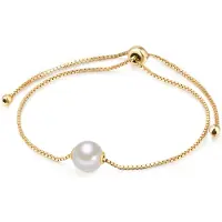 Valero Pearls Pulsera oro / blanco perla