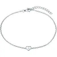 Rafaela Donata Pulsera plata / transparente