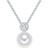 Valero Pearls Cadena plata