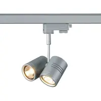 SLV BIMA II: Reflector para sistema de rieles de 3 fases, color gris plateado
