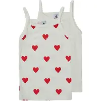 Petit Bateau Top rojo / blanco