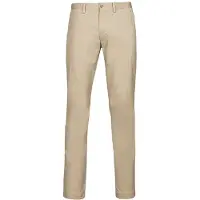Ralph Lauren para hombre. 710778778001 Pantalón chino elástico Slim Fit lavado beige (33/34), Casual, Algodón, outlet