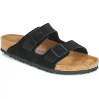 Birkenstock Sandalias Arizona Soft Footbed mujer - Negro - 41