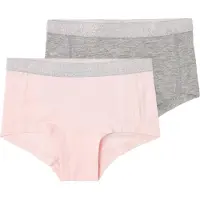 Name it Calzoncillo gris moteado / rosa
