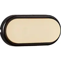 Nordlux Lámpara de pared LED Cuba_Out, en color negro y blanco envejecido, 6,5W, 700 lúmenes, IP54, de forma rectangular