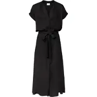 Bonprix Vestido camisero negro
