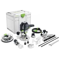 Festool OF 1400 EBQ-Plus + Box-OF-S fresadora 1400 W 6 - 12,7 mm ( 576540 ) + Juego de fresas de 10 piezas + Systainer
