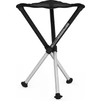 Walkstool - Dreibeinhocker Comfort - Silla de camping size Sitzhöhe 55 cm, gris