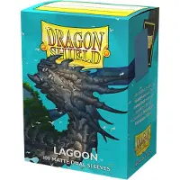 Dragon Shield Fundas Para Cartas Saras Laguna Mate Dual 100 Sobres