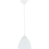 Alfa Lámpara colgante BARTEK, color blanco, 1xE27, 15W, vidrio, dimensiones: 120x23x23 cm, IP20, modelo