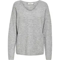 ONLY Jersey 'ONLCamilla' gris moteado