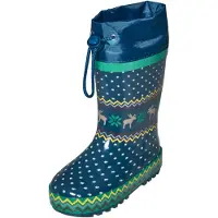 Playshoes Botas de lluvia marino / mezcla de colores